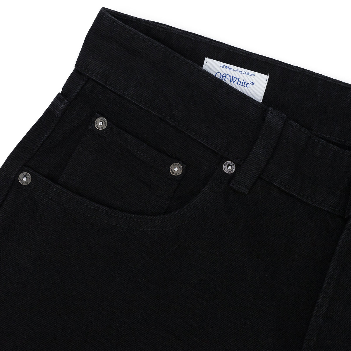 Black Spray Diag Jeans