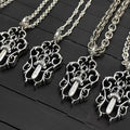 Chrome Hearts s925 sterling silver flame holy sword necklace